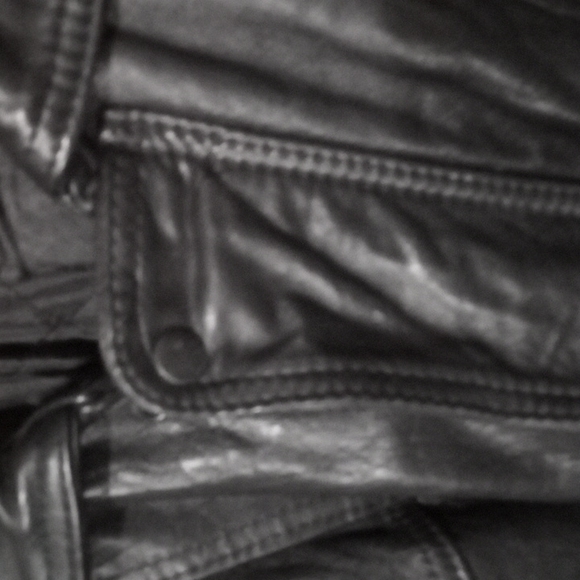 Leather bomber jacket SzM - Picture 8 of 14